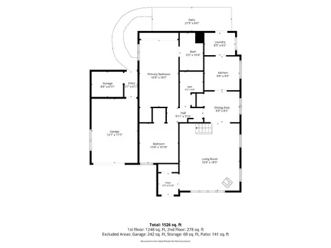 Floorplan - 940 Cedar St, Red Bluff, CA 96080 photo 2 of 3