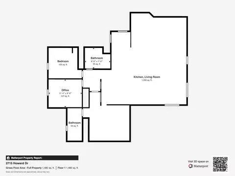 Floorplan - 2715 Howard Dr, Redding, CA 96001 photo 1 of 1