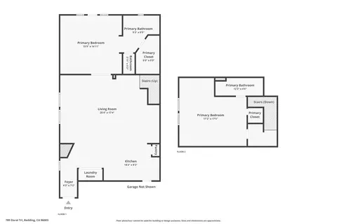Floorplan - 789 Doral Trl, Redding, CA 96003 photo 2 of 3