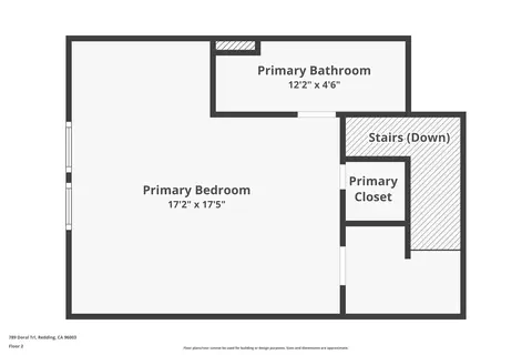 Floorplan - 789 Doral Trl, Redding, CA 96003 photo 3 of 3