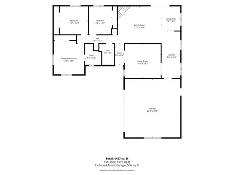 Floorplan - 1296 Denton Way, Redding, CA 96002 photo 1 of 1