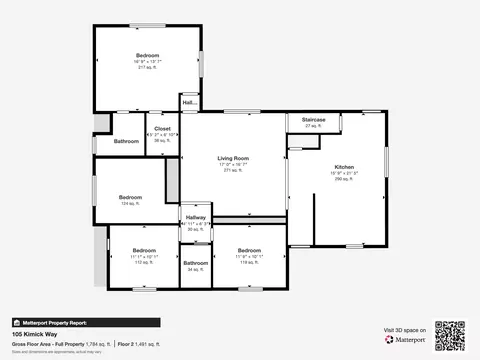 Floorplan - 105 Kimick Way, Red Bluff, CA 96080 photo 2 of 2