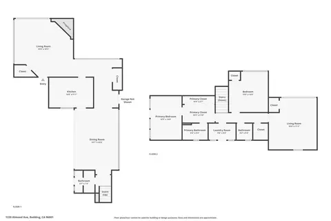 Floorplan - 1220 Almond Ave, Redding, CA 96001 photo 1 of 1