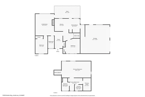 Floorplan - 19789 Weide Way, Anderson, CA 96007 photo 3 of 3
