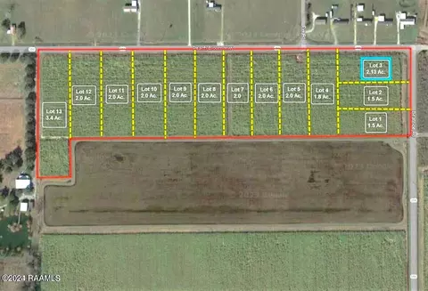 2700 Blk Peach Bloom Hwy #LOT 3, Church Point, LA 70525