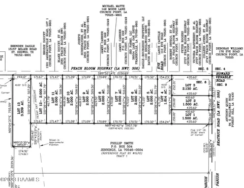 2700 Blk Peach Bloom Hwy #LOT 4, Church Point, LA 70525