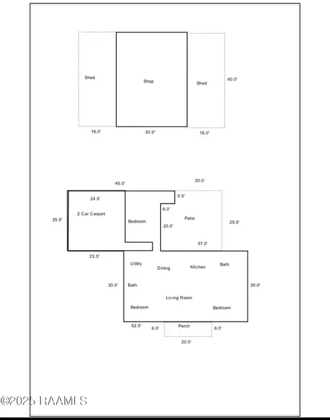Floorplan - 1976 Fournerat Road Rd, Eunice, LA 70535 photo 1 of 1