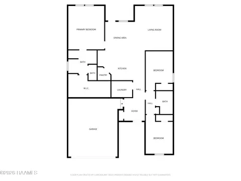 Floorplan - 222 Old Cane Ct, Duson, LA 70529 photo 1 of 2