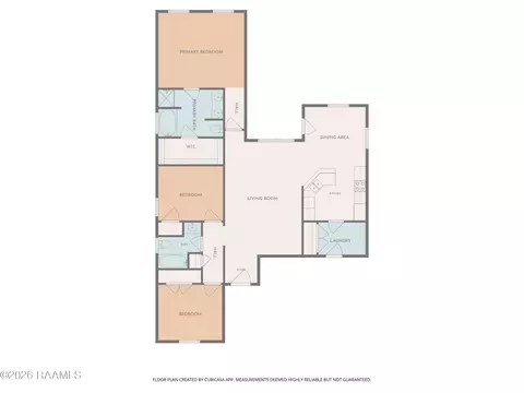 Floorplan - 107 Cezanne Dr, Rayne, LA 70578 photo 1 of 1