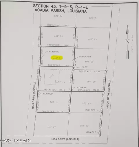 tbd Hali Dr, Crowley, LA 70526
