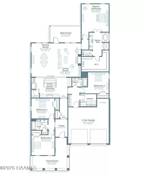 Floorplan - 106 Breakers Way, Scott, LA 70583 photo 1 of 1