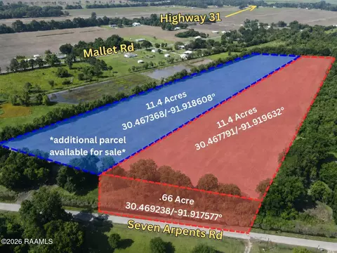 tbd Seven Arpents, Arnaudville, LA 70512