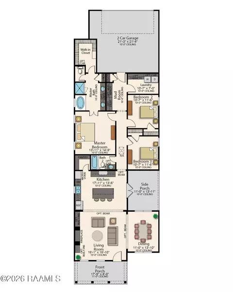 Floorplan - 413 Bozeman Trl, Scott, LA 70583 photo 1 of 1