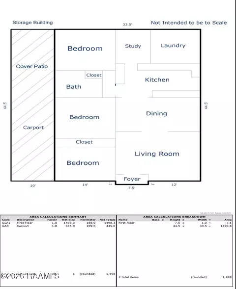 Floorplan - 507 Texas St, Berwick, LA 70342 photo 1 of 1