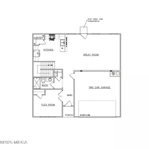 Floorplan - 313 Cody Dr, Macon, GA 31216 photo 1 of 2