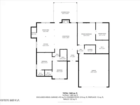 Floorplan - 128 Gage Dr, Perry, GA 31069 photo 1 of 2