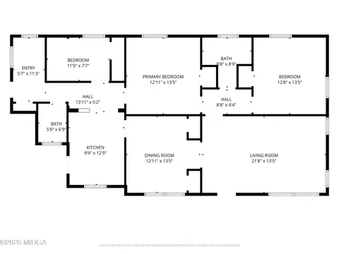 Floorplan - 825 Maple St, Macon, GA 31201 photo 1 of 1