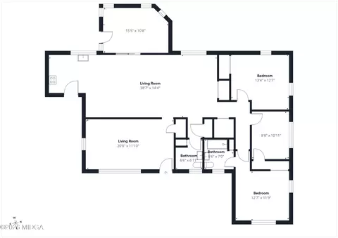 Floorplan - 103 Morningside Dr, Warner Robins, GA 31088 photo 1 of 1