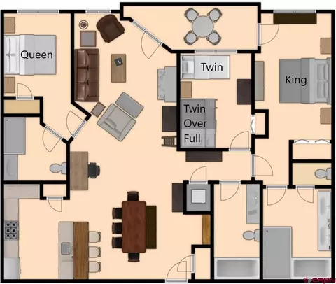 Floorplan - 24 Sheol St #404, Durango, CO 81301 photo 1 of 1