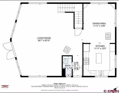 Floorplan - 741 Wolf Rd, Hartsel, CO 80449 photo 2 of 3