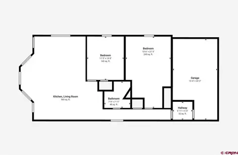 Floorplan - 100 Browning, Ignacio, CO 81137 photo 1 of 1