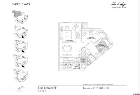 Floorplan - 620 Gothic Rd #511, Crested Butte, CO 81225 photo 1 of 1