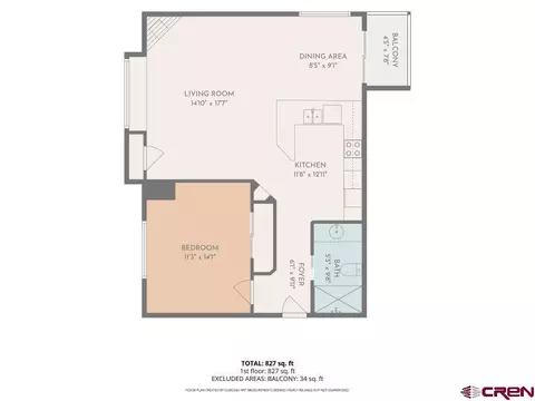 Floorplan - 35 Sunshine Ct #5, Durango, CO 81301 photo 1 of 1