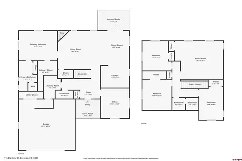Floorplan - 118 Big Bend Ct, Durango, CO 81301 photo 1 of 1