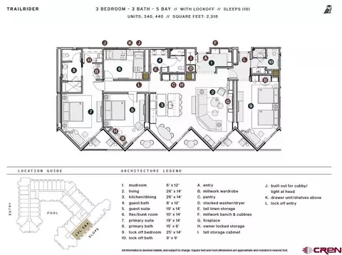 Floorplan - 500 Gothic Rd #440, Crested Butte, CO 81225 photo 1 of 1