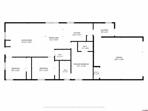 Floorplan - 515 Confluence Ave, Durango, CO 81301 photo 1 of 1
