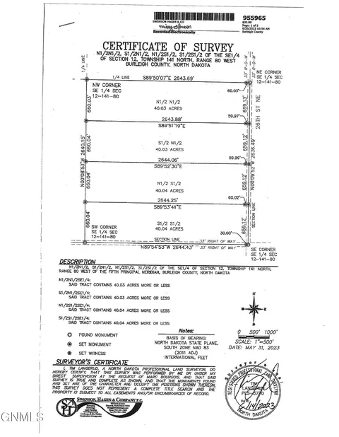 Mls4008640 26th Street Ne, Baldwin, ND 58521