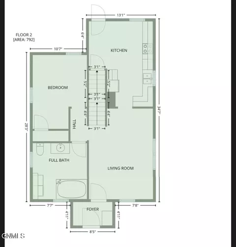 Floorplan - 913 Cedar Ave, Harvey, ND 58341 photo 3 of 5