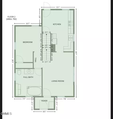 Floorplan - 913 Cedar Ave, Harvey, ND 58341 photo 1 of 5