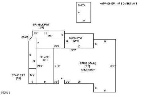 Floorplan - 107 E Owens Ave, Bismarck, ND 58501 photo 1 of 1