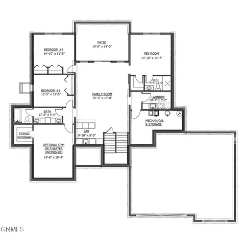 Floorplan - 5062 Arrowhead Pl, Williston, ND 58801 photo 2 of 2
