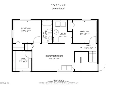 Floorplan - 127 17th St E, Dickinson, ND 58601 photo 1 of 6