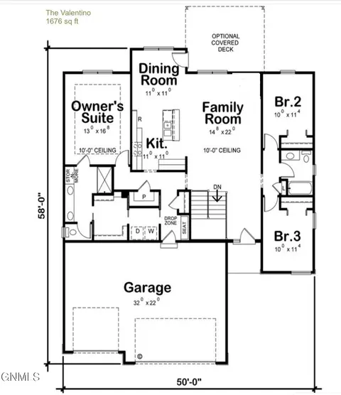Floorplan - 3016 28th Ct W, Williston, ND 58801 photo 1 of 1