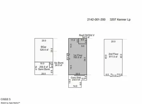Floorplan - 3207 Kenner Loop, Bismarck, ND 58504 photo 1 of 1