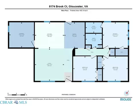Floorplan - 8174 Brook Ct, Gloucester, VA 23061 photo 1 of 1