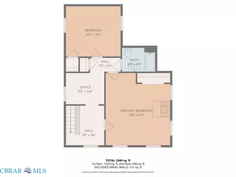 Floorplan - 7377 Old Pinetta Rd, Gloucester, VA 23061 photo 2 of 2