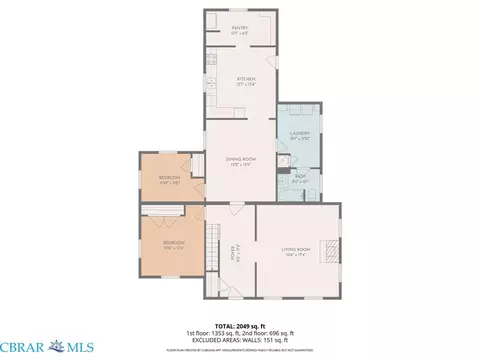 Floorplan - 7377 Old Pinetta Rd, Gloucester, VA 23061 photo 1 of 2