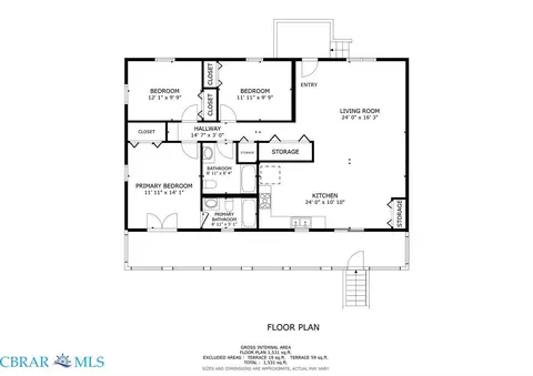 Floorplan - 3764 Cappahosic Rd, Gloucester, VA 23061 photo 2 of 2