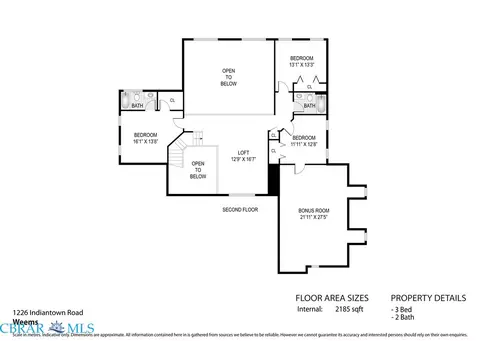 Floorplan - 1226 Indiantown Rd, Weems, VA 22576 photo 2 of 2