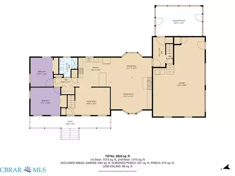 Floorplan - 9467 Dutton Rd, Dutton, VA 23050 photo 1 of 3