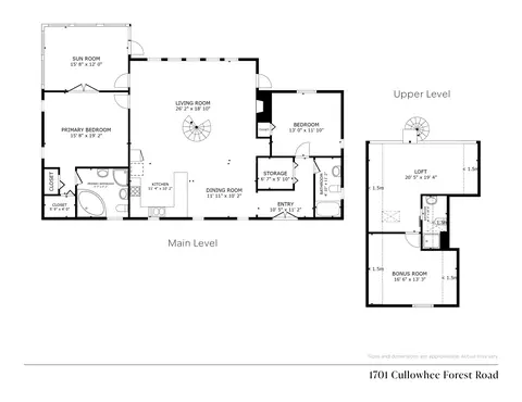 Floorplan - 1701 Cullowhee Forest Rd, Cullowhee, NC 28723 photo 2 of 2