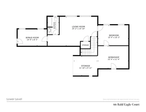 Floorplan - 66 Bald Eagle Ct, Sapphire, NC 28774 photo 3 of 3