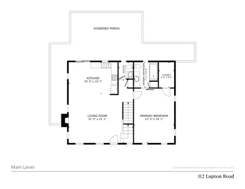 Floorplan - 112 Lupton Rd, Sapphire, NC 28774 photo 2 of 3