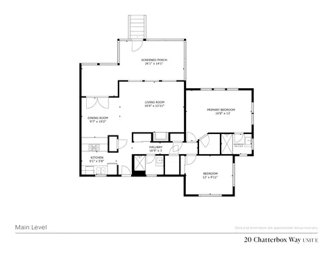 Floorplan - 20 Chattrbox Way #E, Sapphire, NC 28774 photo 2 of 2