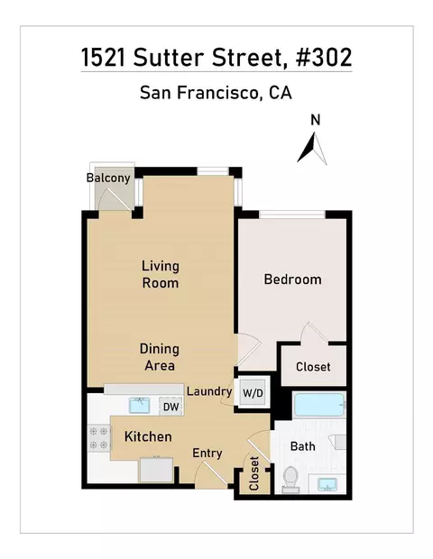 1521 Sutter St #302, San Francisco, CA 94109 photo 21