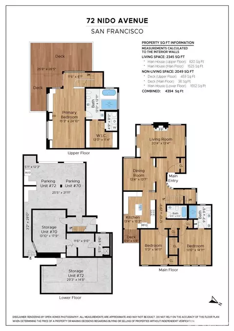 Floorplan - 72 Nido Ave, San Francisco, CA 94115 photo 1 of 1